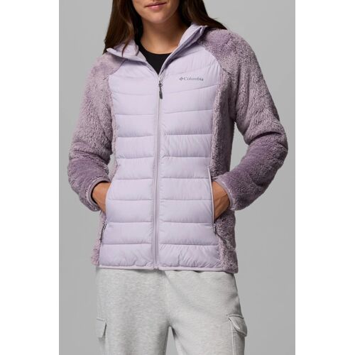 Doudoune Bi-Matière À Capuche Powder Lite¿ Ii - Violet Homme Xs