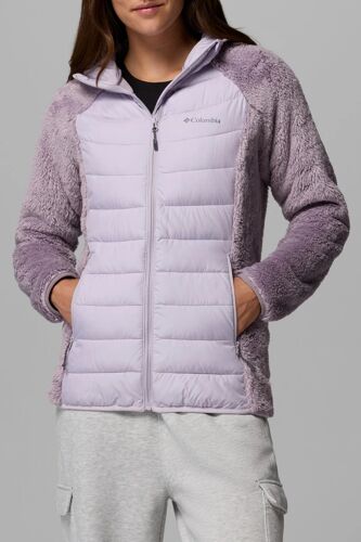 Doudoune Bi-Matière À Capuche Powder Lite¿ Ii - Violet Homme Xs
