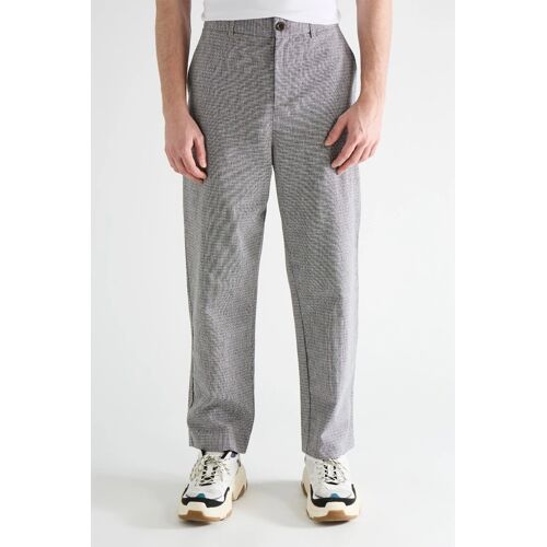 Pantalon - Gris Et Écru Homme 36in (Us) Gris