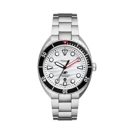 Montre À Quartz En Acier - Argenté Et Noir