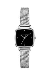 Montre À Quartz En Acier - Argenté Noir/Argenté