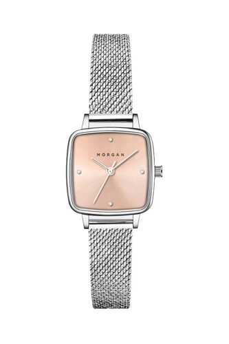 Montre À Quartz En Acier - Argenté Et Rose Rose/Argenté