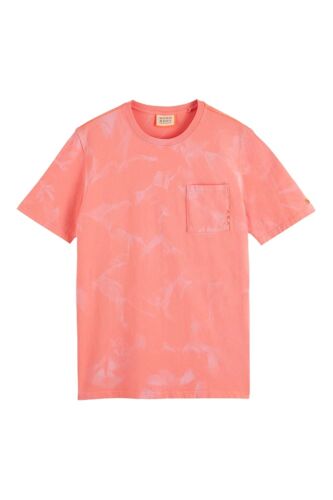 T-Shirt Tie And Dye - Corail Homme L (Fr)