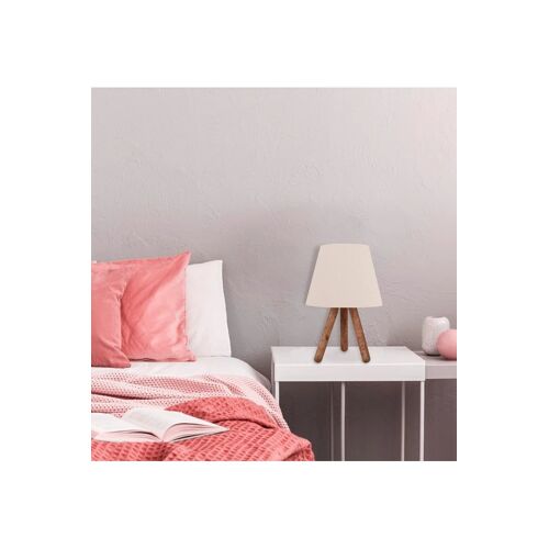 Lampe À Poser Ayd - Blanc Et Naturel - 60 W