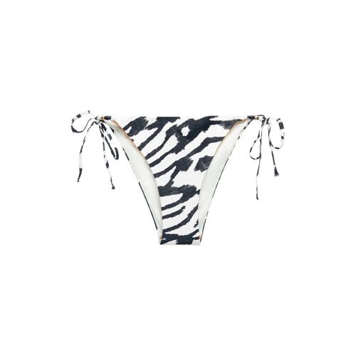 Bas De Maillot - Ecru Femme Xs Blanc/Noir