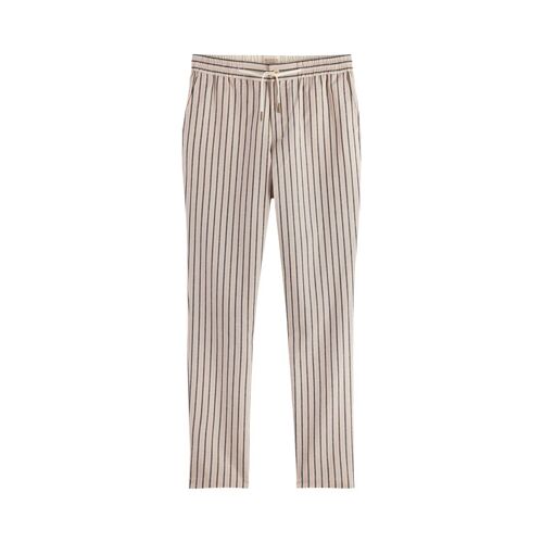 Pantalon En Lin - Ecru Mixte W33l32 (Us)