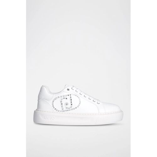 Baskets Plateformes Kylie Blanc Blanc