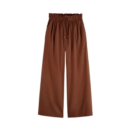 Pantalon Wide Legs - Marron Mixte S/30