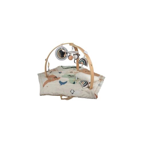 Tapis De Jeu En Bois Bianca World - Crème - 100 Cm - Dès La Naissance