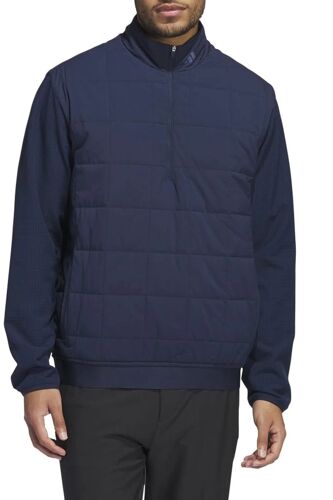 Sweat De Golf Quilted Dwr - Bleu Marine Homme Xs Bleu