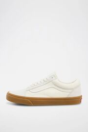 Baskets En Nubuck Old Skool - Blanc - Vans Mixte Unisexe - Sans Genre 35 (Us) Blanc