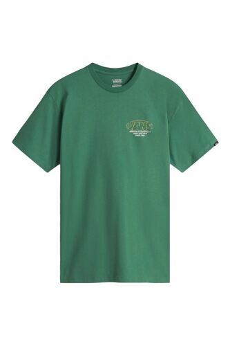 T-Shirt - Vert Foncé Homme S (Us) Blanc/Vert/Jaune
