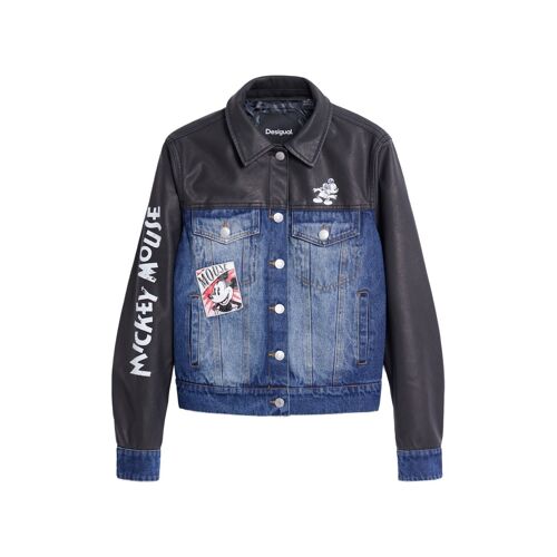 Blouson Mickey Disney - Noir Et Bleu Femme L Blanc/Noir/Bleu/Rose