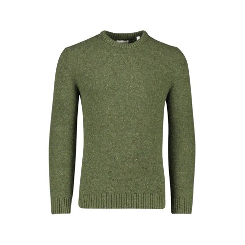 Pull En Laine - Kaki Chiné Homme Xxl (Fr) Vert
