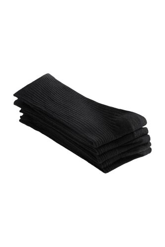 5 Paires De Chaussettes - Noir Mixte 36