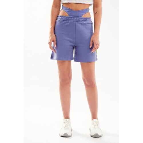 Short Trompe-L¿?il - Violet Femme 36 Violet