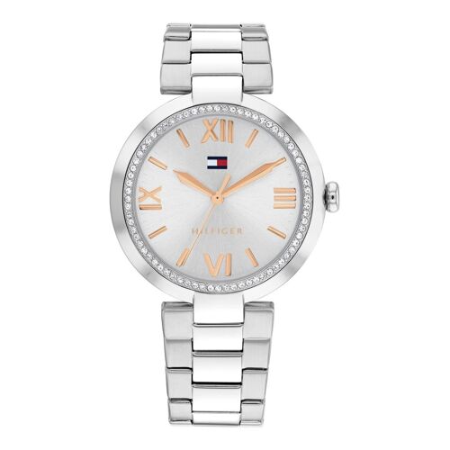 Montre À Quartz En Acier Inoxydable - Argenté Argenté