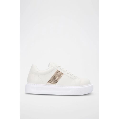 Sneakers Plateformes Kylie Blanc Blanc
