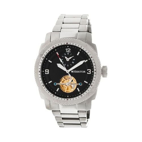 Montre Automatique En Acier Helmsley - Noir Et Argenté