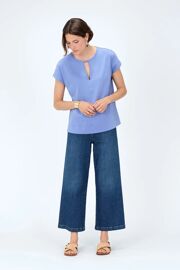 T-Shirt Tilda - Bleu Femme Xs