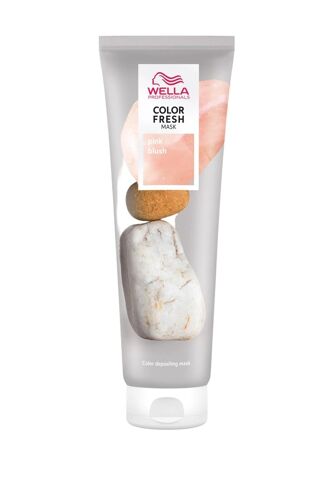 Masque Coloration Temporaire Pink Blush - Rose Pastel - Cheveux Blonds Clairs Ou Éclaircis - 150 Ml 