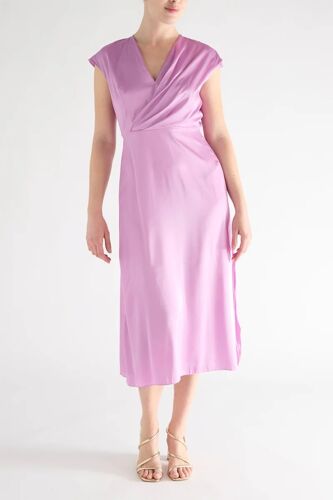 Robe Midi - Mauve Femme S Violet