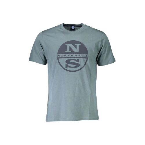 T-shirt - Vert M Vert/Gris
