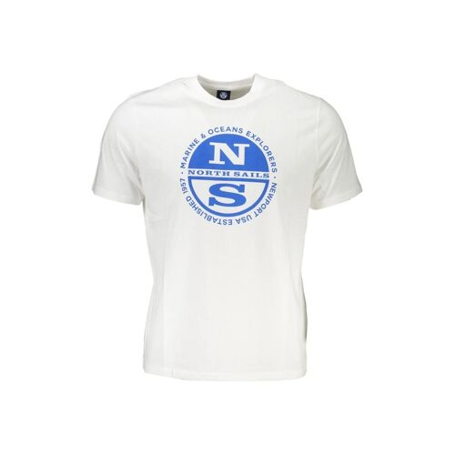 T-Shirt - Blanc Xl Blanc/Bleu