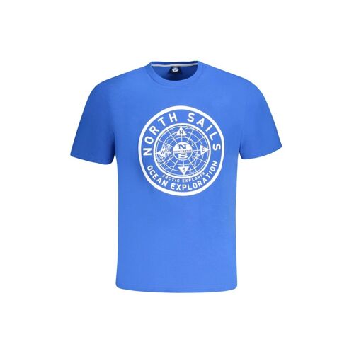 T-Shirt - Bleu 2xl Blanc/Bleu