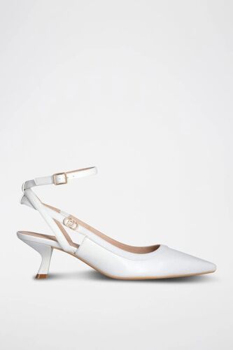 Escarpins En Cuir De Chèvre Gemy Blanc Blanc