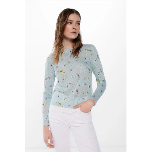 T-Shirt - Bleu Femme Xs Bleu/Jaune/Violet/Rose
