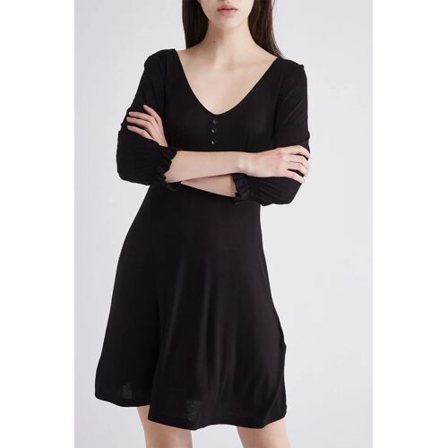 Robe Droite - Noir Femme Xs Noir