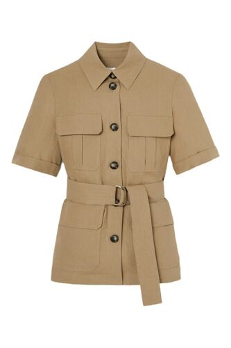 Saharienne En Lin - Beige Femme 38 Beige