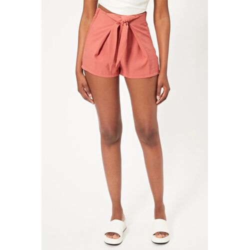 Short Taille Haute - Vieux Rose Femme Xs Rose