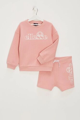 Ensemble Sweat Et Short Bella - Rose - Ellesse Femme 2/3 Ans Rose