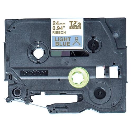 Brother TZe-RL54 - Satin - or sur bleu clair - Rouleau (2,4 cm x 4 m) 1 cassette(s) bande de ruban