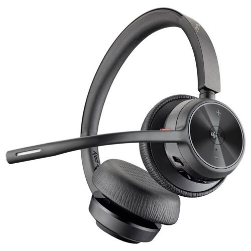 HP Poly Voyager 4320-M - Voyager 4300 UC series - micro-casque - sur-oreille - Bluetooth - sans fil, filaire - USB-C - noir - Certifié pour Microsoft Teams, certifié Zoom
