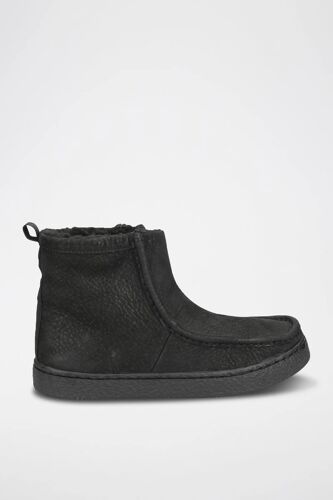 Chaussures Bottines Plateformes Fourrées En Nubuck Barleigh Pull Noir M