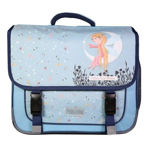 Bagtrotter Phileas - Cartable - polyester, mousse d'éthylène-acétate de vinyle (EVA) - bleu