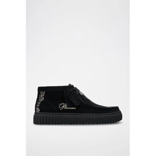 Chaussures Boots En Nubuck Torhill X Pleasures Noir M Blanc/noir