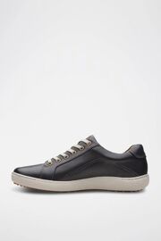 Chaussures Baskets En Cuir Nalle Lace Noirblanc/noir