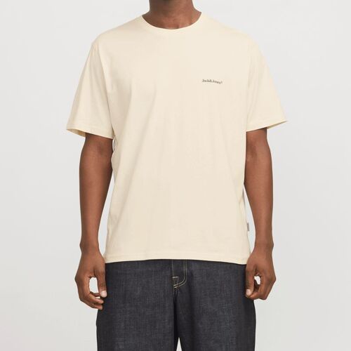Tee Shirt Mc Antique White Jwhsplit 12297539 4502 Homme Jack & Jones