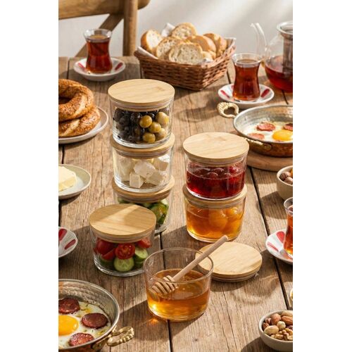 6 Boîtes De Conservation En Verre - 22 Cl