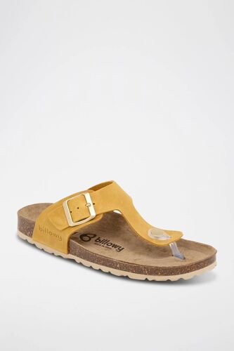 Chaussures Sandales En Cuir Jaunejaune