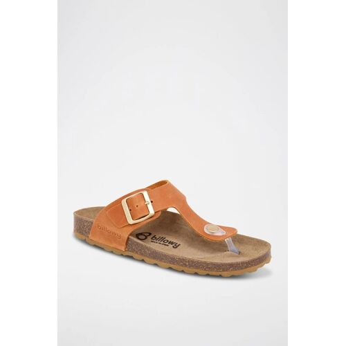Chaussures Sandales En Cuir Orangeorange