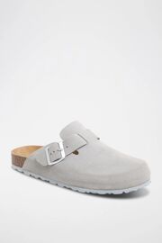 Chaussures Sabots En Nubuck Grisgris