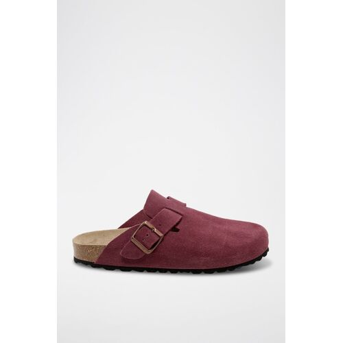 Chaussures Sabots En Nubuck Zueco Bordeauxmarron