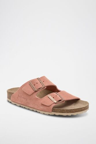 Chaussures Mules En Cuir Saumonrose