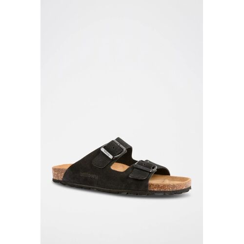 Chaussures Mules En Nubuck Noirnoir