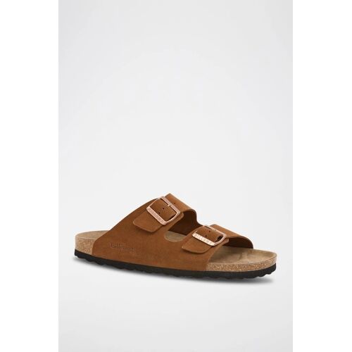 Chaussures Mules En Nubuck Marronnoir/marron